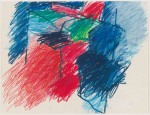 1986, Jan Goossen, La Concepcion (Working on dreams), oil stick on paper
