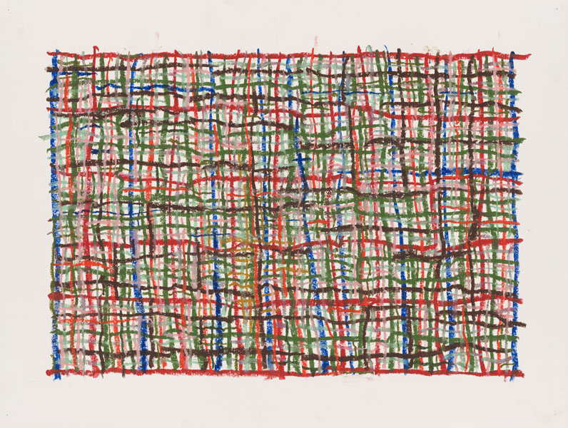 1999, Jan Goossen, No Title, oil stick on paper