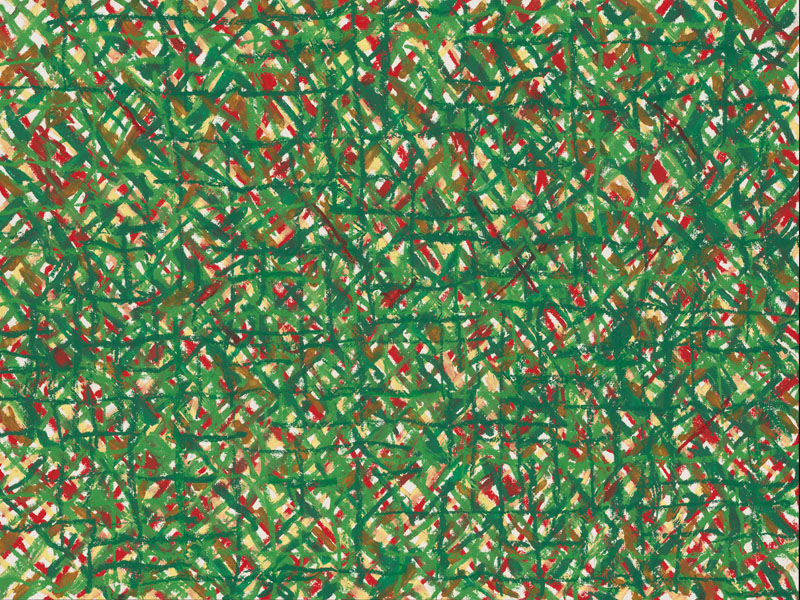 1999, Jan Goossen, No Title, oil stick on paper