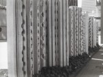 1967, Sculpture Wall, Golden Gate Center, San Francisco, V.S., beton, length 7 m x height 3 m