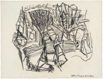 1962, Jan Goossen, ‘Parijs, Seine’, charcoal on paper