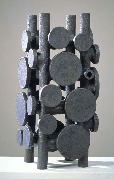 1995, Jan Goossen, ceramic, 24 x 25 cm x 52 cm h. Made in European Ceramics Workcentre (.ekwc) Photo Peer van der Kruis