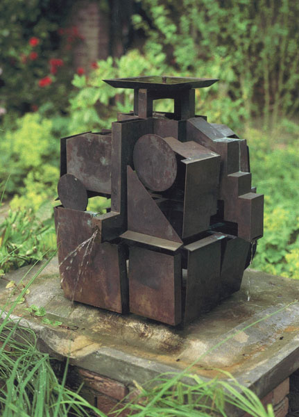 1997, Jan Goossen, fontein, copper, private collection